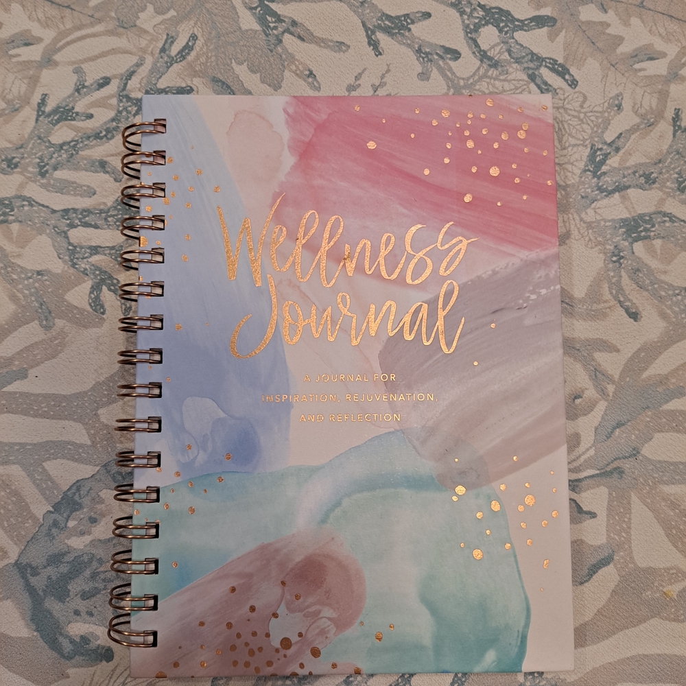 Wellness Journal with Spiral Binding Daily Reflections Weekly Overview Hardcover